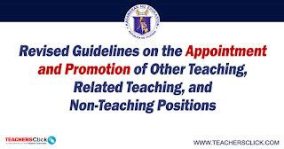 d.o 66 s. 2007|Guidelines on the Appointment and Promotion of Other Teaching, .